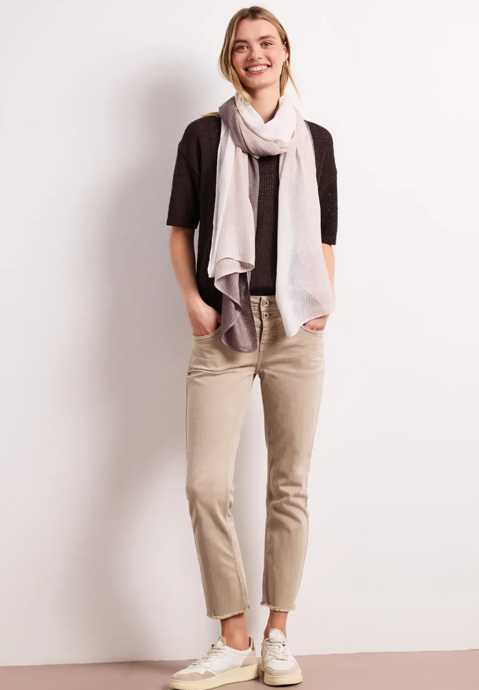 Foulard avec dégradé de couleurs