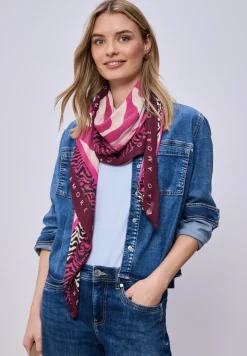 Foulard en modal avec imprimé zèbre