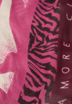 Foulard en modal avec imprimé zèbre