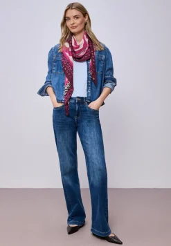 Foulard en modal avec imprimé zèbre