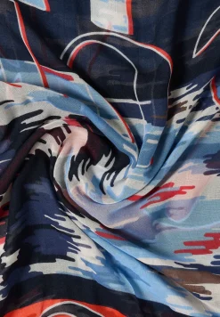 Foulard loop imprimé