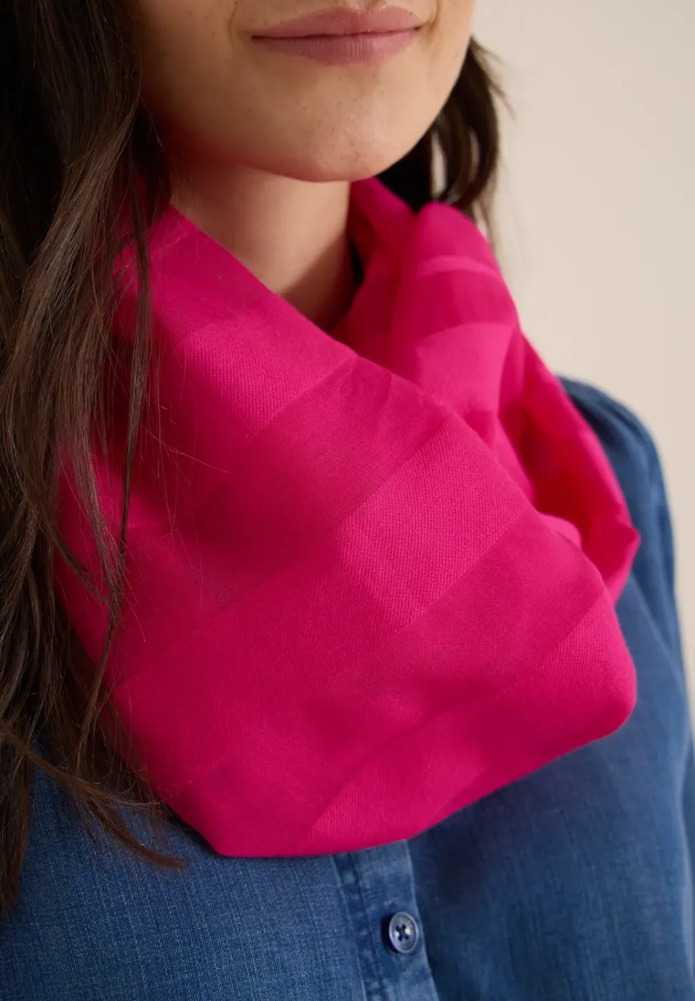 Foulard loop rayé
