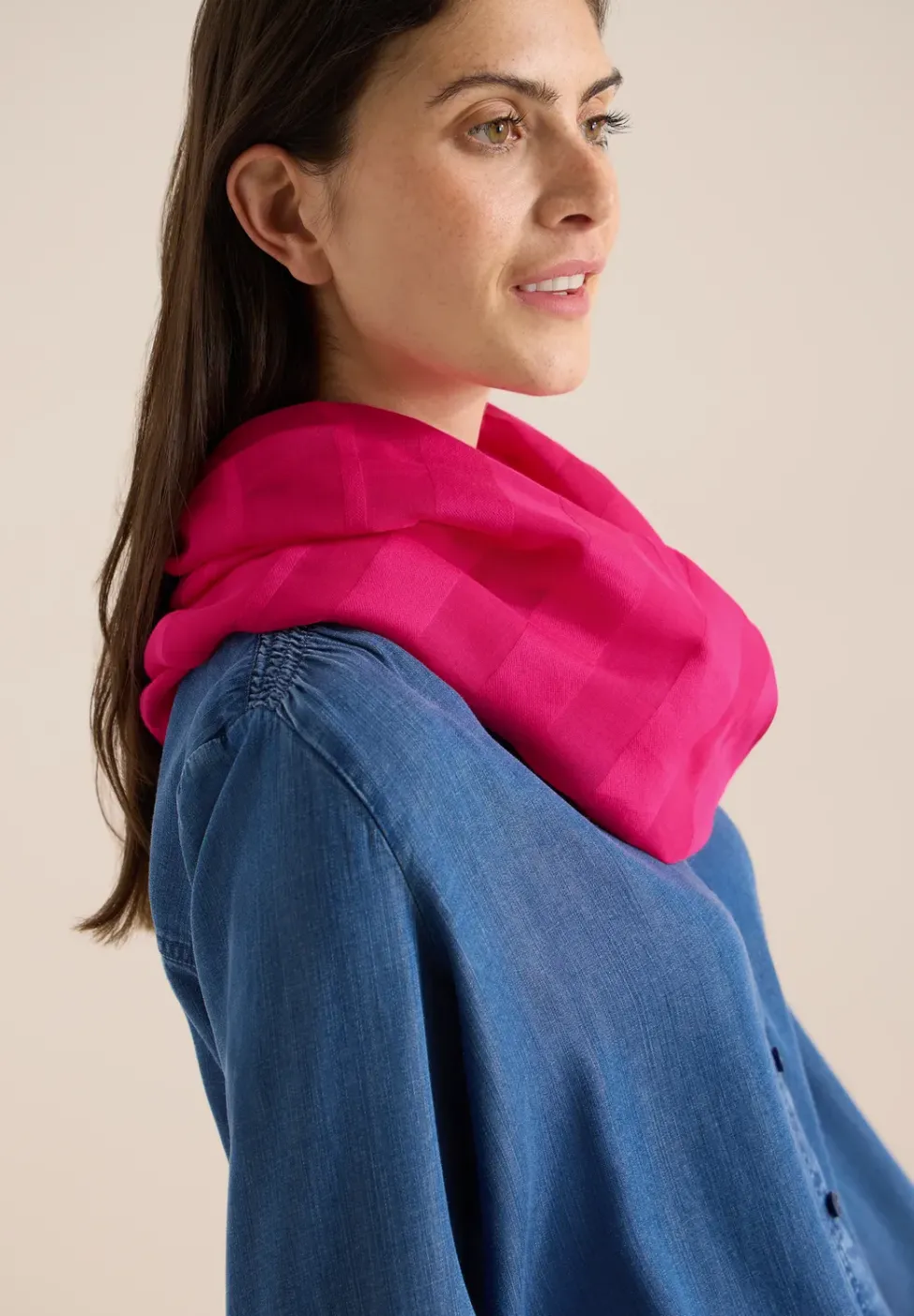 Foulard loop rayé