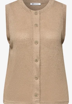 Gilet en tricot avec paillettes
