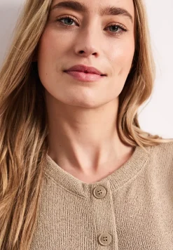 Gilet en tricot avec paillettes