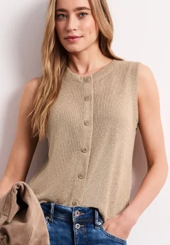 Gilet en tricot avec paillettes