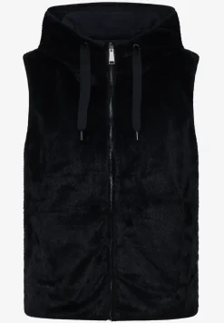 Gilet réversible en fausse fourrure