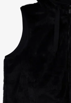 Gilet réversible en fausse fourrure