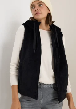Gilet réversible en fausse fourrure
