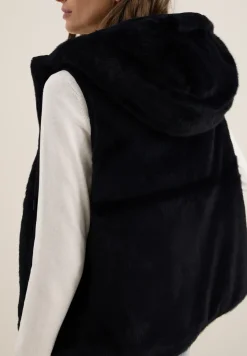 Gilet réversible en fausse fourrure