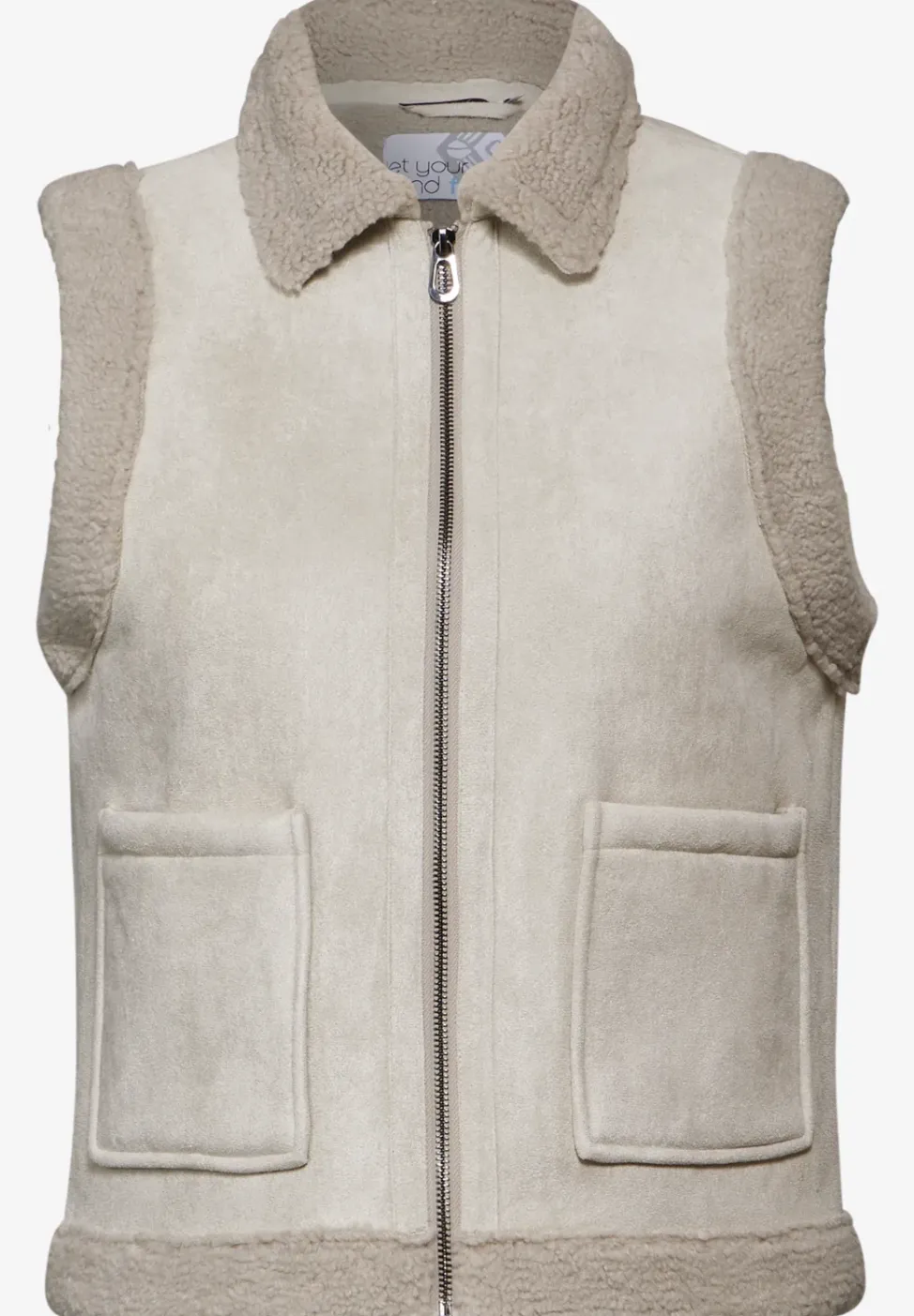 Gilet au look velours