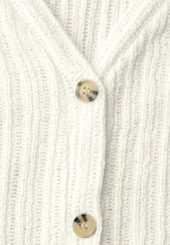 Gilet avec col en V et patte de boutonnage