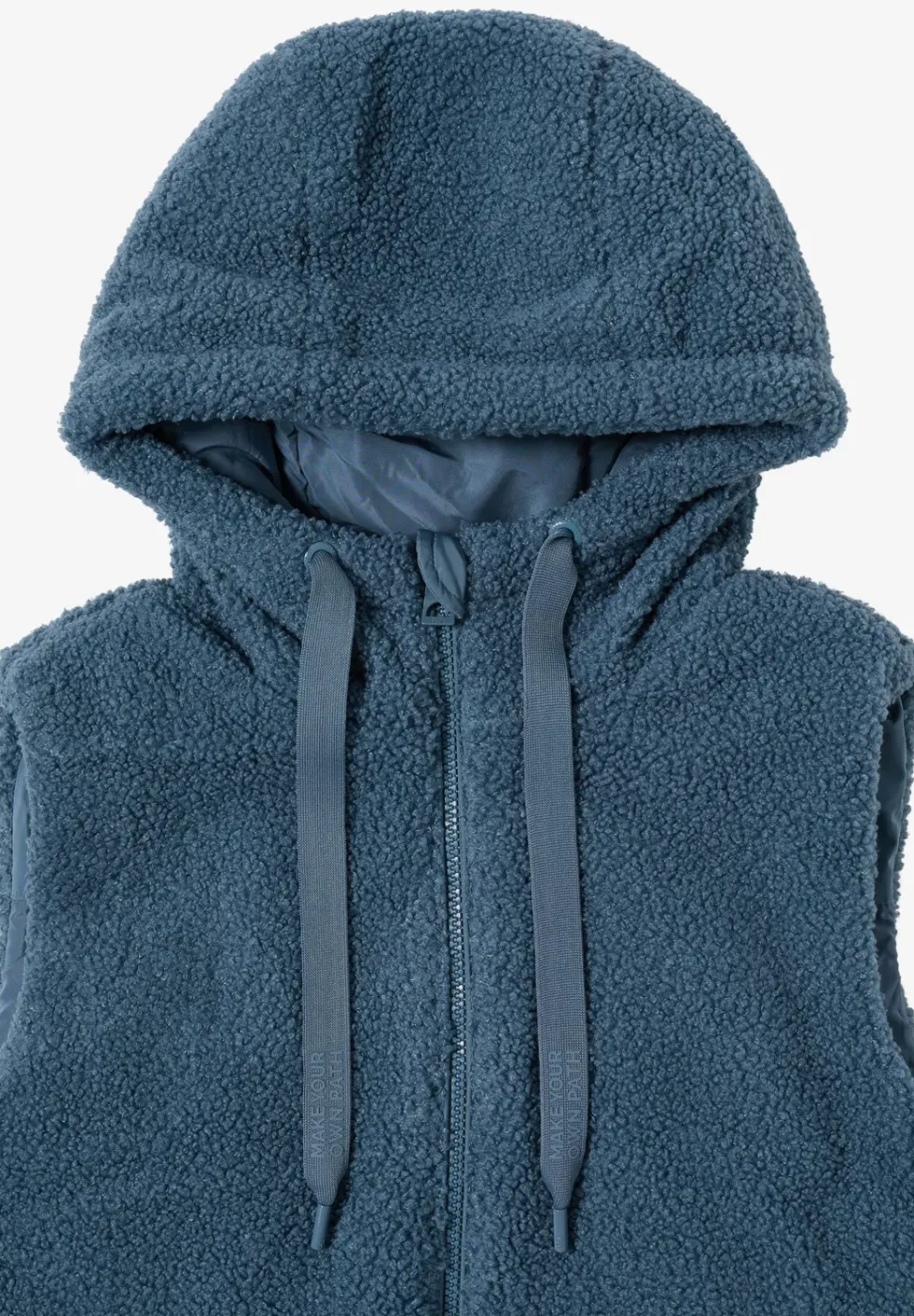 Gilet avec mélange de structures