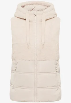 Gilet avec mélange de structures