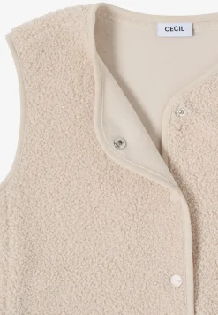 Gilet avec patte de boutonnage