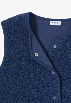 Gilet avec patte de boutonnage