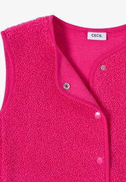 Gilet avec patte de boutonnage