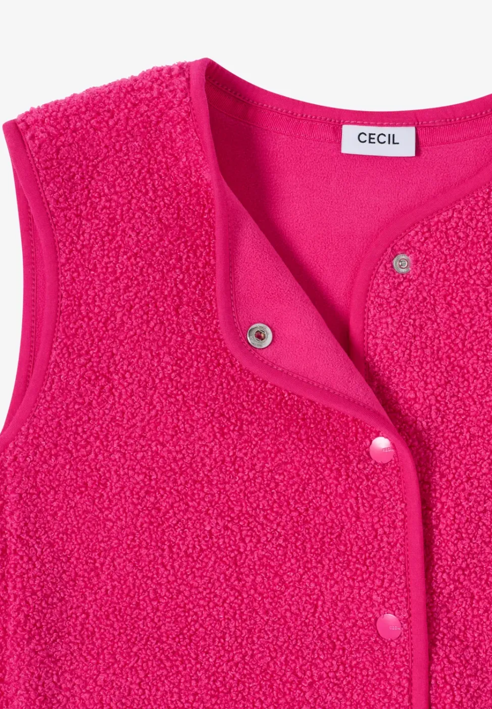 Gilet avec patte de boutonnage