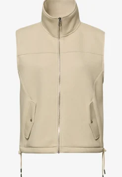 Gilet court avec cordon de serrage