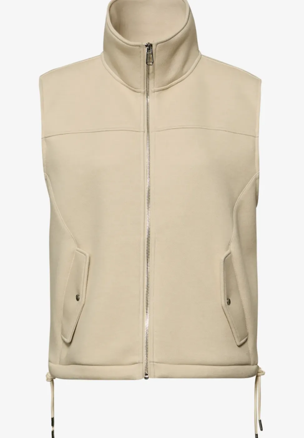 Gilet court avec cordon de serrage