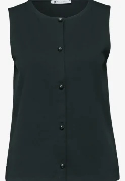 Gilet en jersey à col rond
