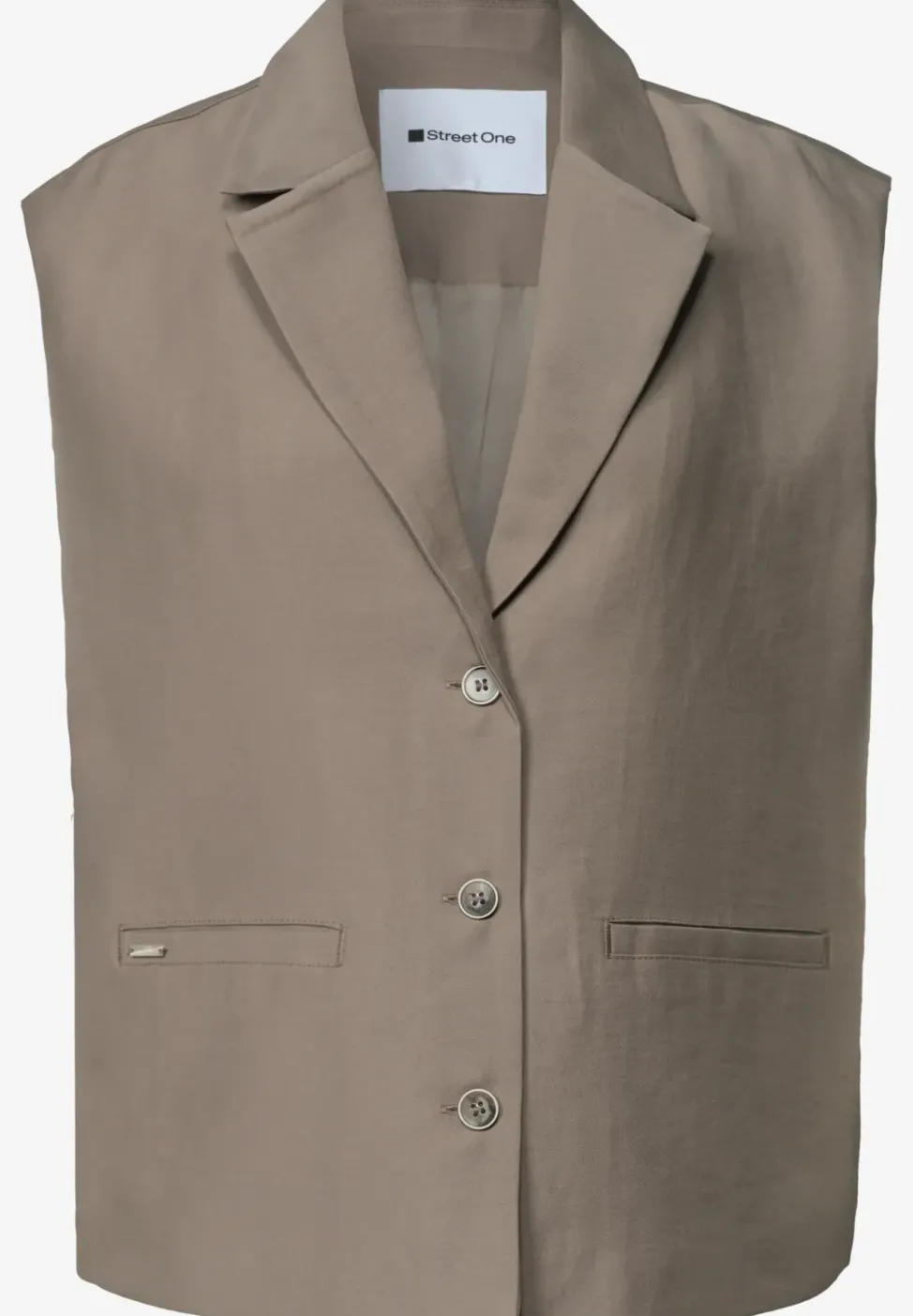 Gilet en ligne A avec col à revers