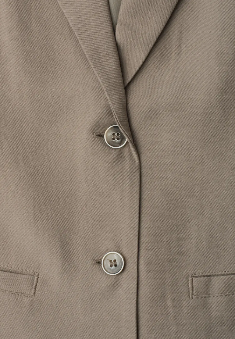 Gilet en ligne A avec col à revers