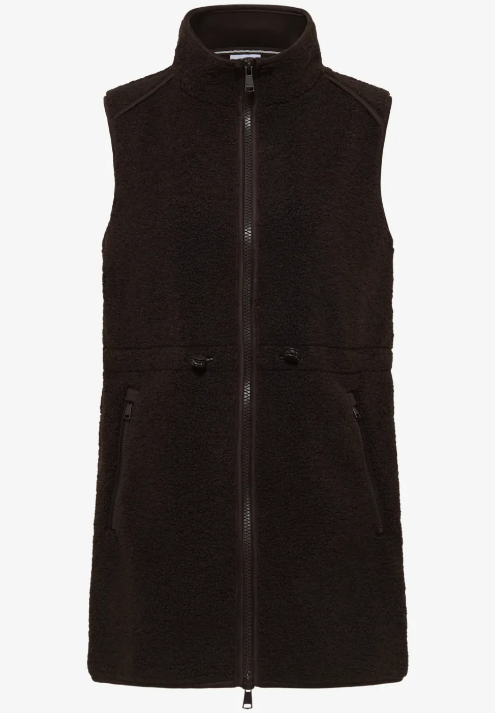 Gilet long en peluche