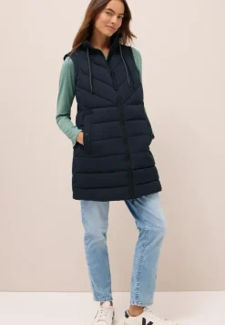 Gilet long matelassé