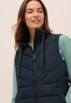 Gilet long matelassé