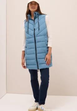 Gilet long matelassé