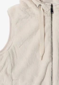 Gilet réversible en fausse fourrure