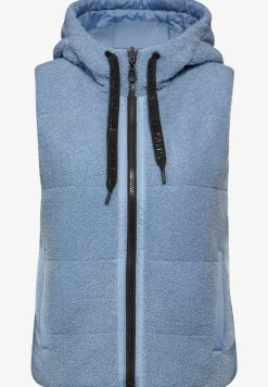 Gilet réversible en peluche