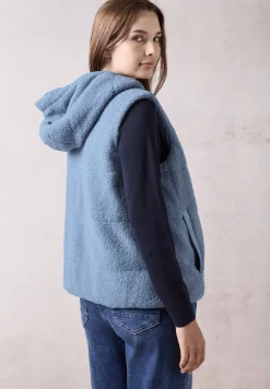 Gilet réversible en peluche