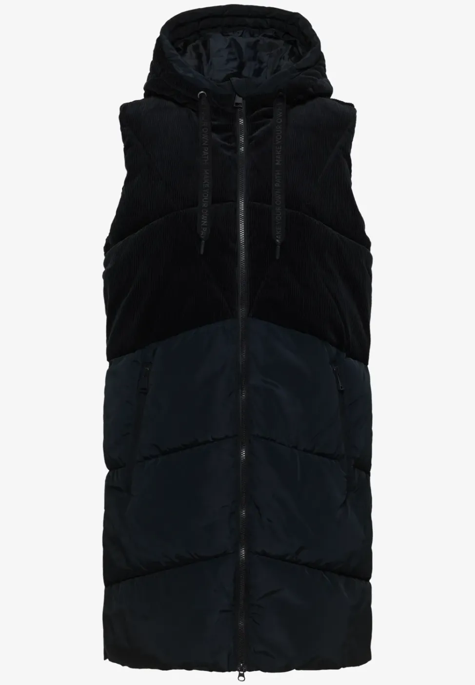 Gilet tampon en velours côtelé