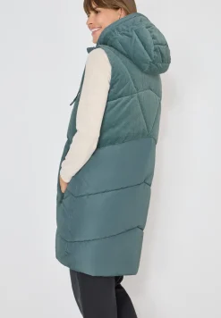 Gilet tampon en velours côtelé