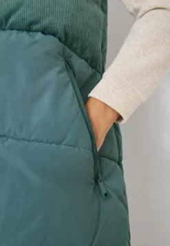 Gilet tampon en velours côtelé