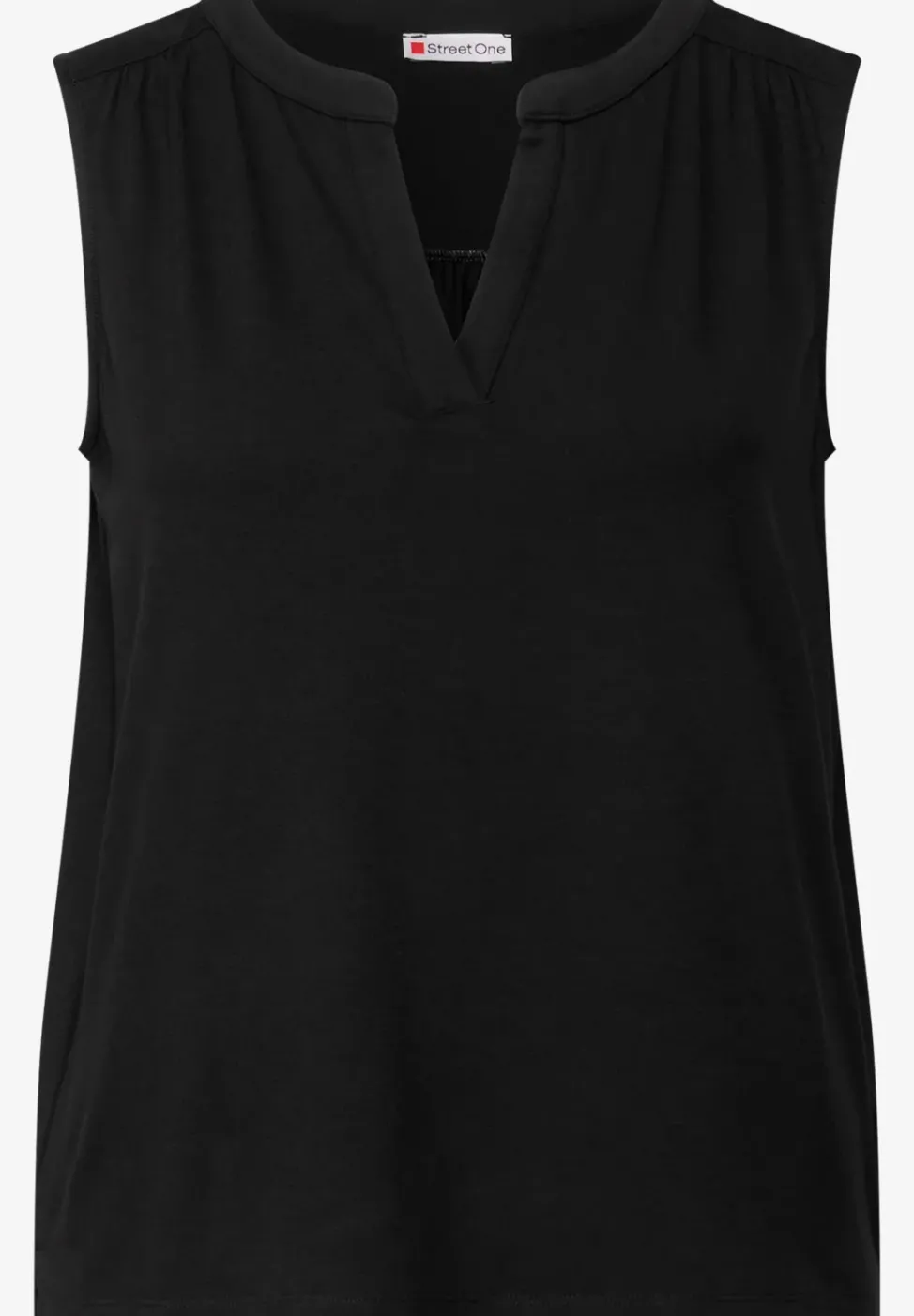 Haut en jersey Split Neck