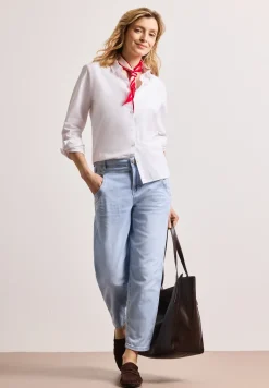 High Waist Barrel Leg Jeans en Loose Fit