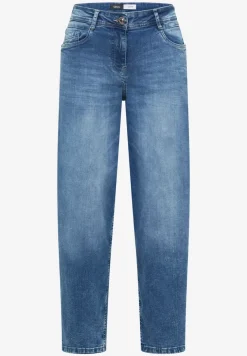 High Waist Barrel Leg Jeans en Loose Fit