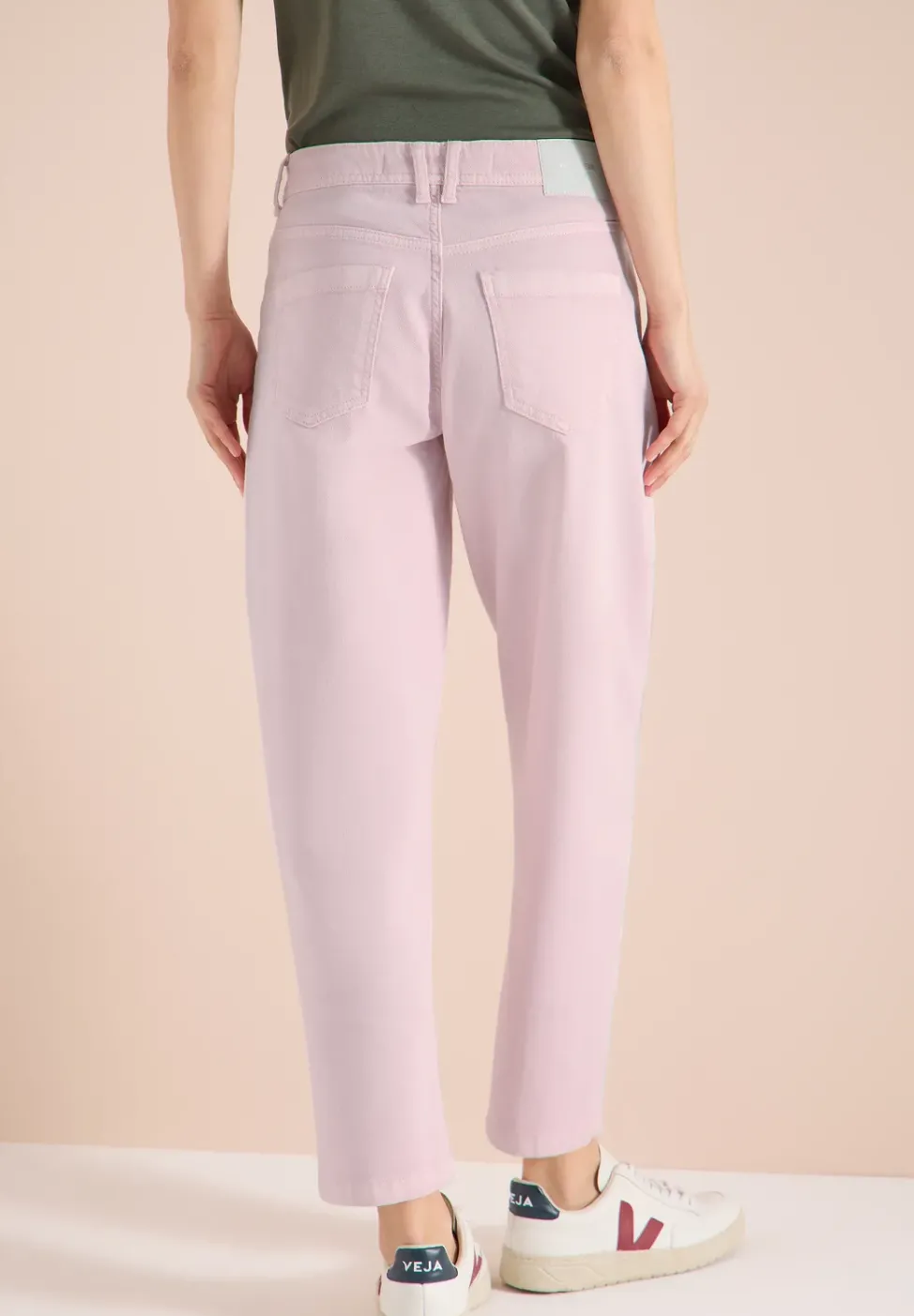 High Waist Barrel Leg Jeans en Loose Fit