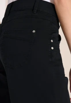 High Waist Flared Leg Pantalon Loose Fit