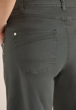 High Waist Flared Leg Pantalon Loose Fit