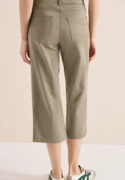 High Waist Flared Leg Pantalon Loose Fit