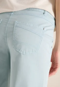 High Waist Flared Leg Pantalon Loose Fit