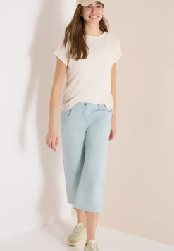 High Waist Flared Leg Pantalon Loose Fit