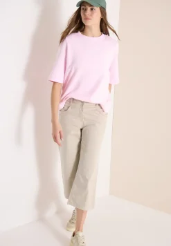 High Waist Flared Leg Pantalon Loose Fit
