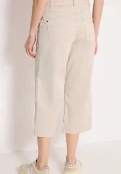 High Waist Flared Leg Pantalon Loose Fit