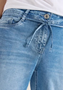 High Waist Straight Leg Jeans avec Loose Fit