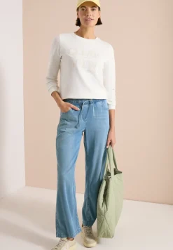 High Waist Wide Leg Jeans en Loose Fit